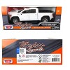 2019 GMC Sierra 1500 SLT Crew Cab 4x4 Pickup Truck w/Sunroof White "Timeless Legends" 1/24-1/27 Diecast Model Car by Motormax - 3 of 3