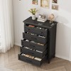 Garvee 5 Dresser for Bedroom, 41.3" Tall Drawer Dresser with Storage Freestanding, Wooden Closet Storage Chest for Living Room, Bedroom - 4 of 4