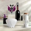 Ototo 17 fl oz Bonesy Glass Tumbler with Lid and Straw, Silicone, Glass, and Bamboo White - 4 of 4