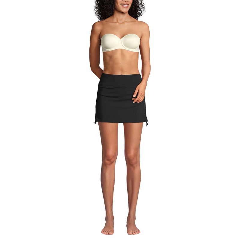 Lands' End Women's Plus Size Chlorine Resistant Tummy Control Adjustable Swim Skirt Swim Bottoms, 5 of 6
