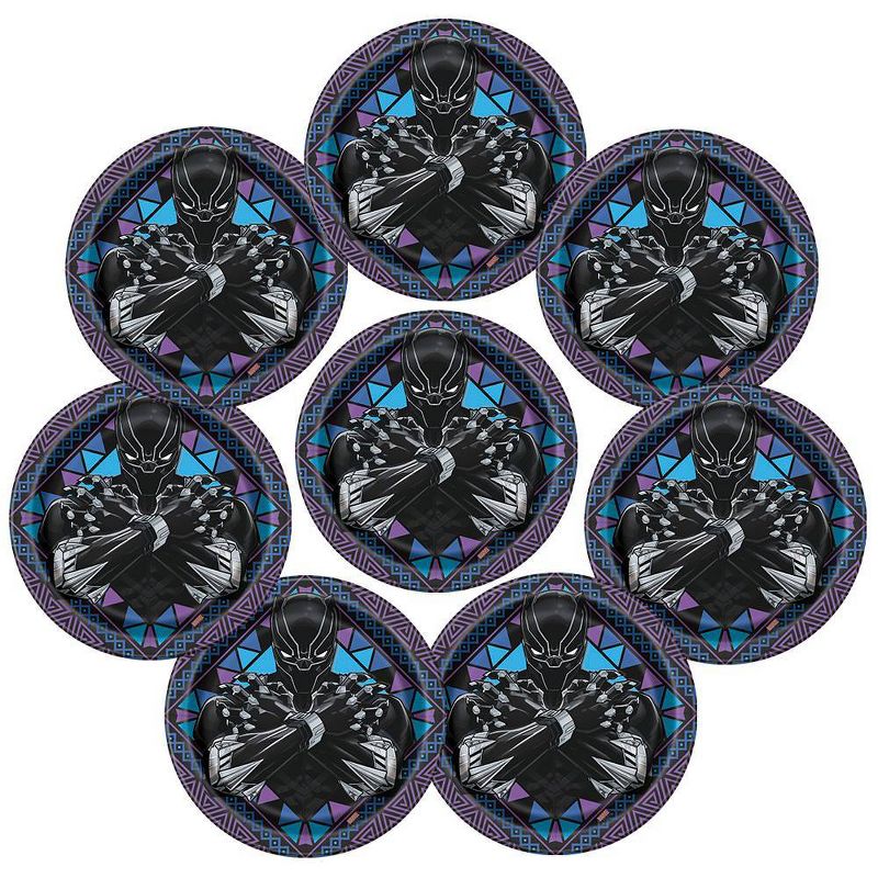 8ct Black Panther Paper Plates, 2 of 4