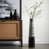 HomeRoots 47" Black And Gray Ombre Tapered Ceramic Floor Vase - 2 of 4