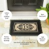 Evergreen Flag Cambridge Monogram Burlap Sassafras Switch Mat, Letter D - 4 of 4