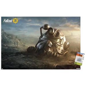 Trends International Fallout: 76 - Helmet Key Art Unframed Wall Poster Prints - 1 of 4