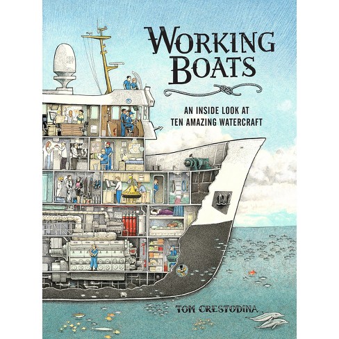 Working Boats Coloring Book by Tom Crestodina: 9781632175069