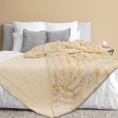 Pavilia Luxury Fleece Blanket Throw For Bed, Soft Lightweight Plush ...