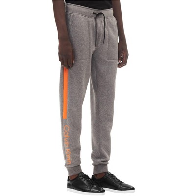 Calvin Klein Mens Fleece Logo Casual Jogger Pants