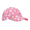 LankyBox Characters All-Over Print Youth Pink 5 Panel Curved Brim Hat - 4 of 4