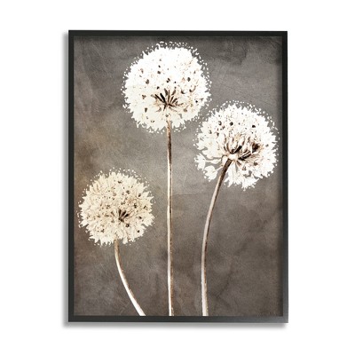 Stupell Industries Fluffy Dandelion Wildflowers Framed Giclee