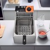 Wechef 2500W 12L Electric Countertop Deep Fryer Stainless Steel Single Tank Commercial Basket French Fry Restaurant - 3 of 4