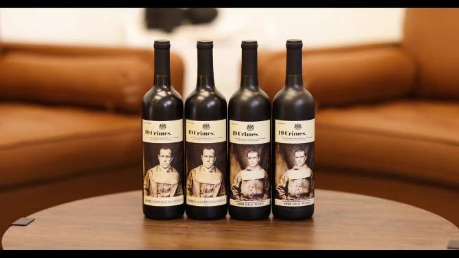 19 Crimes Cabernet Sauvignon Red Wine - 750ml Bottle, 2 of 9, play video