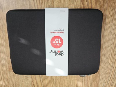 15 Laptop Sleeve Dealworthy Black Target