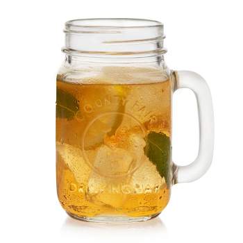 DRASTAR Mason Jar Cups with Lids and Straws, 16oz Mason Jar Drinking  Glasses, Glass Cups with Acacia…See more DRASTAR Mason Jar Cups with Lids  and