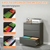YONWAY 4 Drawer Lateral File Cabinet with Lock, Steel File Storage Cabinet, for Legal/Letter/A4/F4 Size, for Home Office and School - 2 of 4