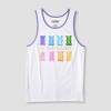 Pride Adult 'Gummy Bear - Be Different' Tank Top - White - 3 of 4