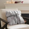YOOCOZZ 50x60" Vivienne Faux Fur Throw Blanket - Navy - 3 of 4