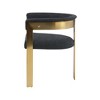 Meridian Furniture,Romeo Boucle Fabric Dining Chair, Set of 2 - 4 of 4