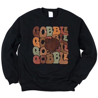 Simply Sage Market Women's Graphic Sweatshirt Gobble Turkey