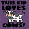 Girls' - Instant Message - This Kid Loves Cows Fitted Short Sleeve Graphic T-Shirt - 2 of 4