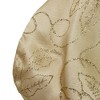 Northlight 20" Gold Glittered Poinsettia Christmas Stocking - 4 of 4