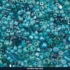 John Bead Czech Glass Seed Beads Bag Arts & Crafts Embellishments Turquoise Blue Assorted Mix 50 Grams - 3 of 4