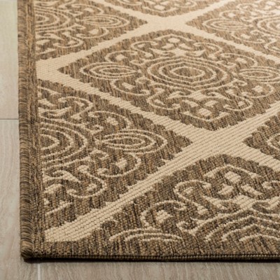 Linden Cream and Beige Geometric Flat Woven Square Rug