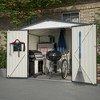 CAVINAS Outdoor Storage Shed with Lockable Doors Weatherproof Garden Shed for Garden, Lawn - 2 of 4