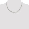 Black Bow Jewelry 6.8mm, Sterling Silver, Solid Oval Cable Chain Necklace - 2 of 4