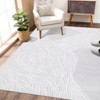 Washable Striped Runner Rug - Non-Slip Multi-Color Hallway Rug for Kitchen, Laundry Room or Entryway - 3 of 4