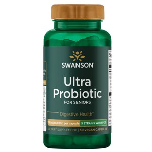 Swanson Ultra Probiotic for Seniors 50+ 15 Billion Cfu 60 Veg Capsules. - 1 of 2