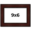 PosterPalooza | Photo Size Distressed Brown Picture Frame - UV Acrylic, Foam Board Backing, Hanging Hardware - 2 of 4