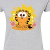 Women's - Garfield - Baby Garfield Paws And Stars Fitted Graphic T-Shirt - 2 of 3