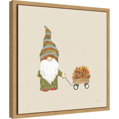 Harvest Gnomes Earth Tones Canvas Wall Art Print