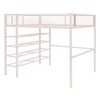 Whisen Morden Design Metal Loft Bed with 4-Tier Shelves and Storage - 4 of 4