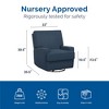 Baby Relax Rylan 4-in-1 Swivel Glider Rocker Recliner Chair - 4 of 4