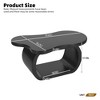 JUJABU 39.3" Irregular Cloud Coffee Table with Curved Legs and Thick Round-Edge Top - 3 of 4