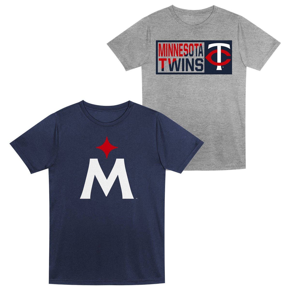 MLB Minnesota Twins Toddler 2-pack Poly T-Shirt