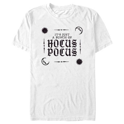 Men's Hocus Pocus It's Just A Bunch Text T-shirt : Target