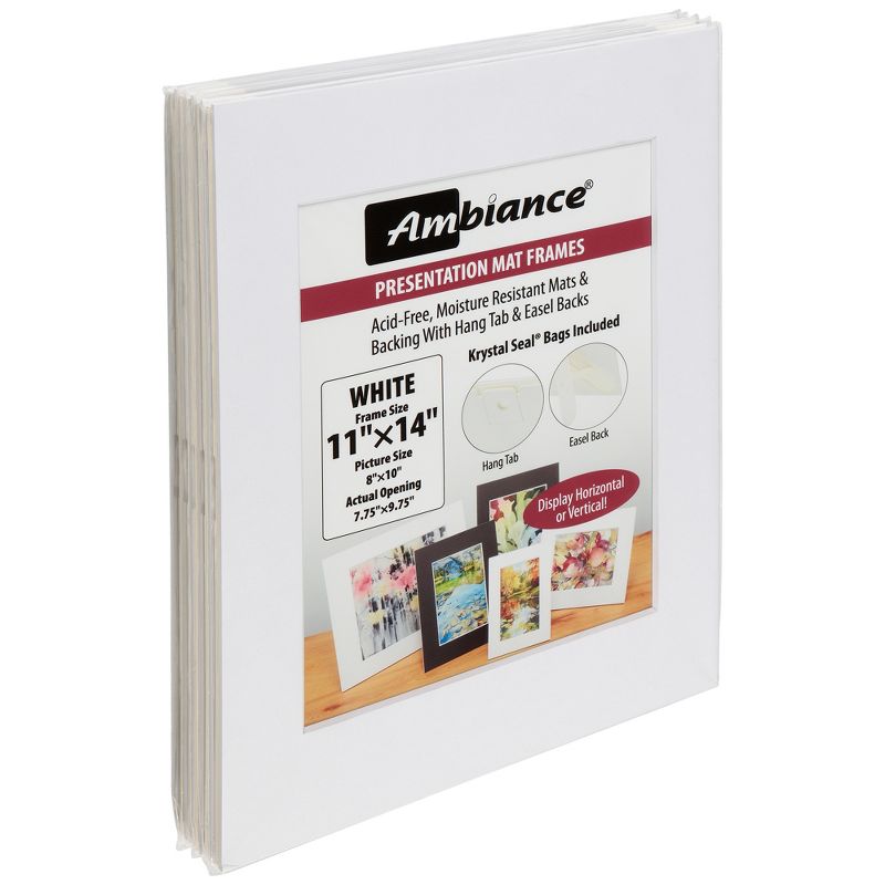 Ambiance Framing 5-Pack Mat Frame - Assorted Sizes & Colors, 2 of 6