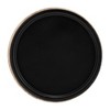 Black Mango Wood & Iron Pillar Candle Holder - Rustic Modern Taper Candle Stand - Decorative Home Accent for Living Room, Bedroom, Office - 12" Black - 4 of 4