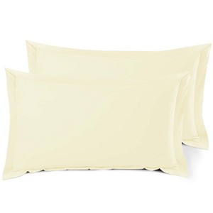 Nestl Soft Pillow Shams Set of 2, Double Brushed Microfiber Pillow Covers, Premium Pillow Shams With 1.5” Flange - 1 of 4