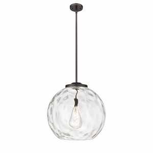 Athens Water Glass - 1 Light Pendant In Industrial Style-19.5 Inches Tall and 17.88 Inches Wide - 1 of 1