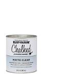 Rust-Oleum 2pk Chalked Paint Quart Matte Clear Topcoat