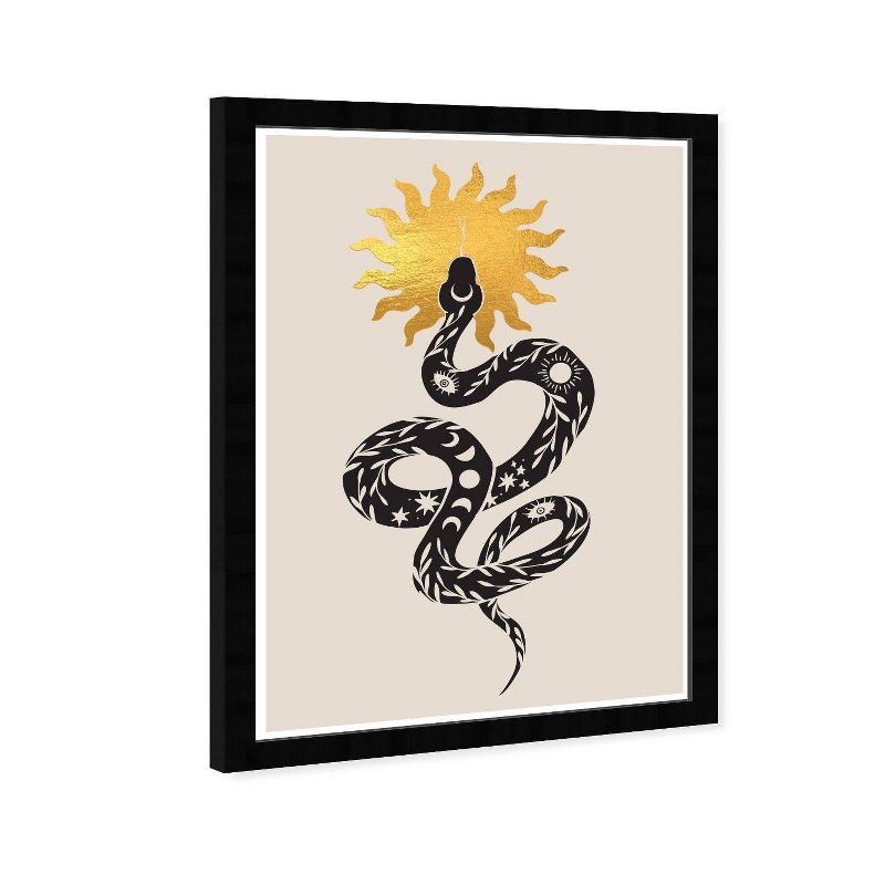 15&#34; x 21&#34; Apollo&#39;s Astral Snake Wall Art Print Black - Wynwood Studio: Modern Giclee with Non-Glare Plexi Glass, Ready to Hang, 3 of 8