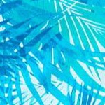 blue multi leaves