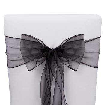 Lann's Linens - 10 Elegant Organza Wedding/Party Chair Cover