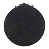 Lyngins 30"x32" Baroque-Inspired Round Full Length Mirror, Pre-Installed Reinforced Hook, Vintage Wall Mirror, Entryway Console Lean Against Wall - 4 of 4