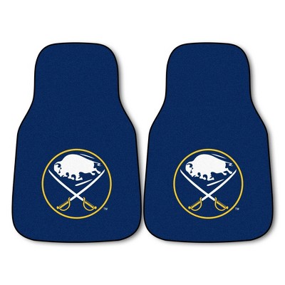 NHL Buffalo Sabres Carpet Car Mat Set - 2pc