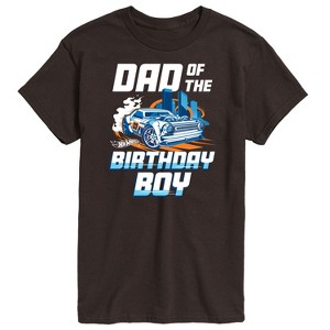 Men's - Hot Wheels - Dad Of Birthday Boy Short Sleeve Graphic T-Shirt - 1 of 3