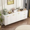 Famapy Modern White Dresser with Drawers - Versatile Furniture - 3 of 4
